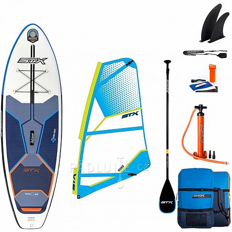 Paddleboard STX WindSUP Hybrid Cruiser 10’8” s pádlem komplet s plachtou- nafukovací paddleboard a windsurfing