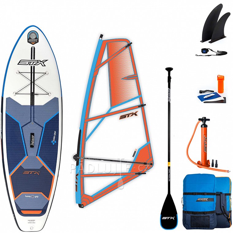 Paddleboard STX Hybrid Cruiser 10’8” s pádlem komplet s plachtou- nafukovací paddleboard