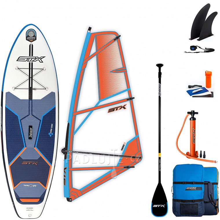 Paddleboard STX Hybrid Cruiser 10’8” s pádlem komplet s plachtou- nafukovací paddleboard