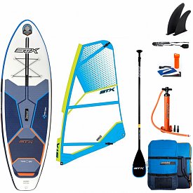 Paddleboard STX WindSUP Hybrid Cruiser 10’8” s pádlem komplet s plachtou- nafukovací paddleboard a windsurfing