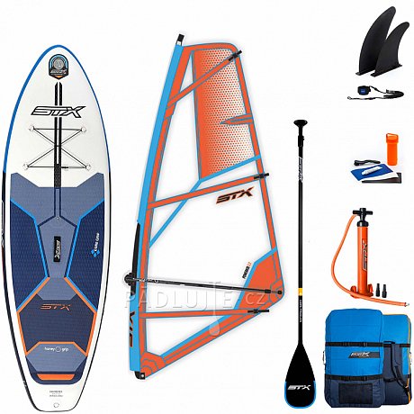 Paddleboard STX WindSUP Hybrid Cruiser 10’8” s pádlem komplet s plachtou- nafukovací paddleboard a windsurfing