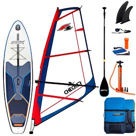 Paddleboard STX WindSUP Hybrid Cruiser 10’4” s pádlem komplet s plachtou - nafukovací paddleboard a windsurfing