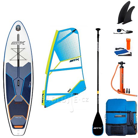 Paddleboard STX WindSUP Hybrid Cruiser 10’4” s pádlem komplet s plachtou - nafukovací paddleboard a windsurfing