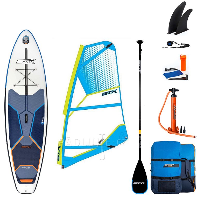 Paddleboard STX WindSUP Hybrid Cruiser 10’4” s pádlem komplet s plachtou - nafukovací paddleboard a windsurfing