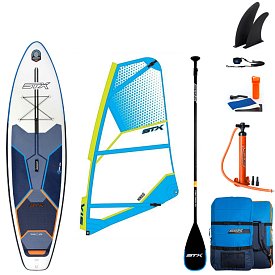 Paddleboard STX WindSUP Hybrid Cruiser 10’4” s pádlem komplet s plachtou - nafukovací paddleboard a windsurfing