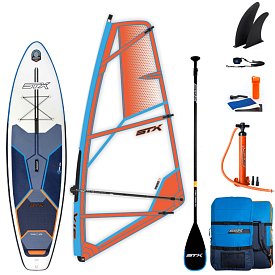 Paddleboard STX WindSUP Hybrid Cruiser 10’4” s pádlem komplet s plachtou - nafukovací paddleboard a windsurfing