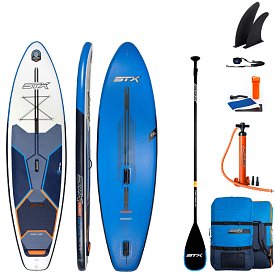 Paddleboard STX WindSUP Hybrid Cruiser 10’4” s pádlem komplet s plachtou - nafukovací paddleboard a windsurfing