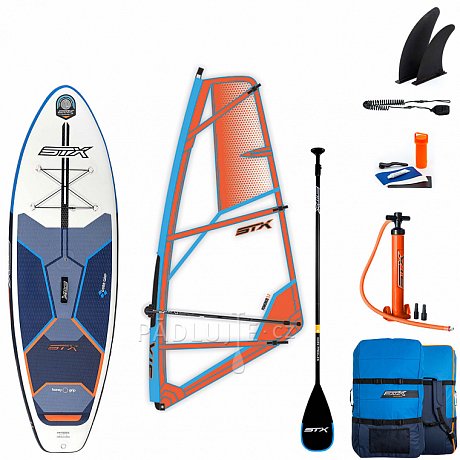 Paddleboard STX Hybrid Junior Cruiser 8' s pádlem komplet s plachtou - nafukovací paddleboard