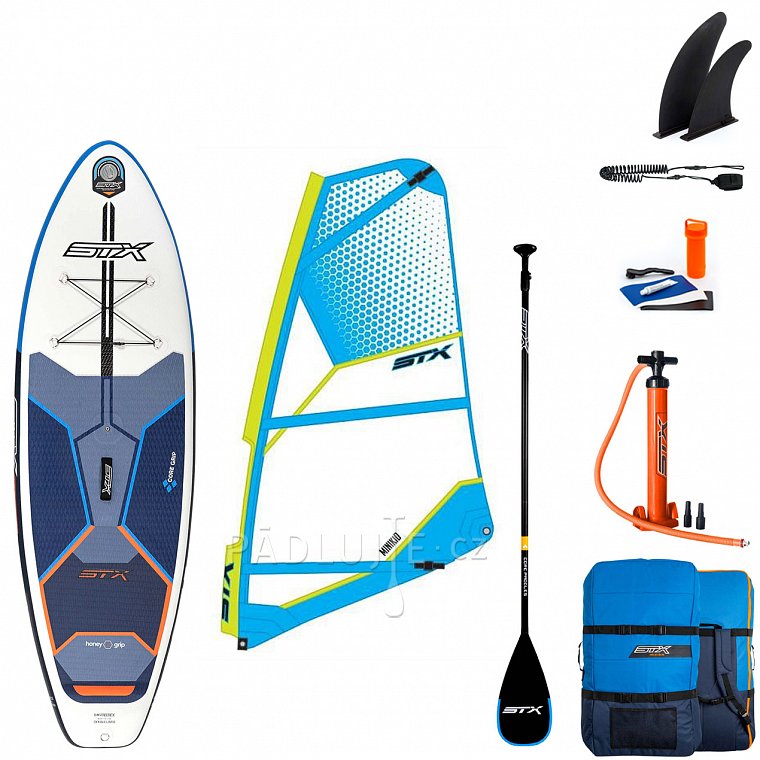 Paddleboard STX Hybrid Junior Cruiser 8' s pádlem komplet s plachtou - nafukovací paddleboard