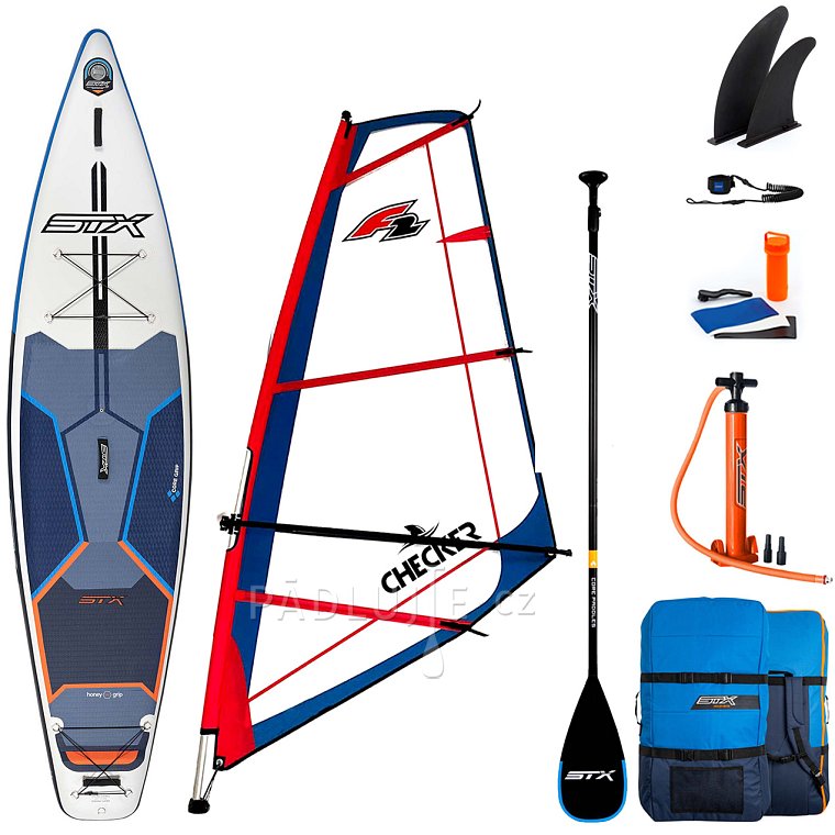 Paddleboard STX WS Tourer 11'6 WindSUP s pádlem komplet s plachtou 2022 - nafukovací paddleboard a windsurfing