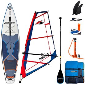 Paddleboard STX WS Tourer 11'6 WindSUP s pádlem komplet s plachtou - nafukovací paddleboard a windsurfing