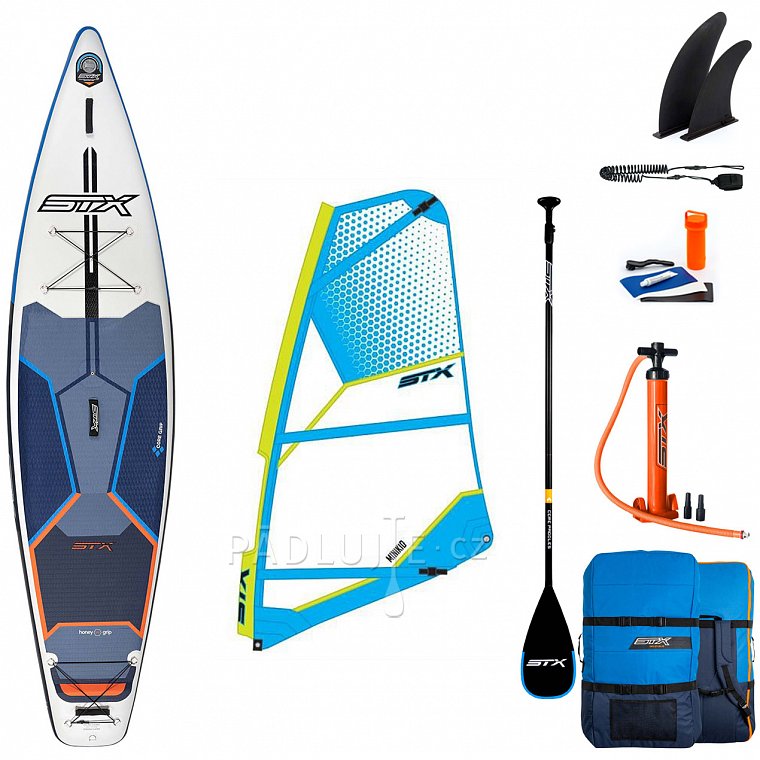 Paddleboard STX WS Tourer 11'6 WindSUP s pádlem komplet s plachtou- nafukovací paddleboard a windsurfing