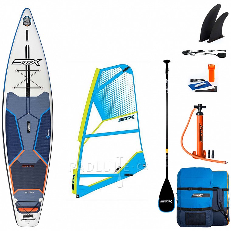 Paddleboard STX WS Tourer 11'6 WindSUP s pádlem komplet s plachtou- nafukovací paddleboard a windsurfing