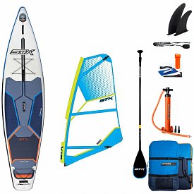 Paddleboard STX WS Tourer 11'6 WindSUP s pádlem komplet s plachtou - nafukovací paddleboard a windsurfing