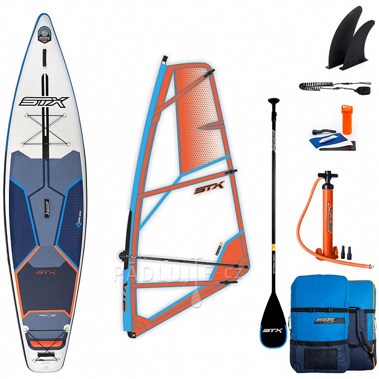 Paddleboard STX WS Tourer 11'6 WindSUP s pádlem komplet s plachtou- nafukovací paddleboard a windsurfing