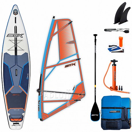 Paddleboard STX WS Tourer 11'6 WindSUP s pádlem komplet s plachtou - nafukovací paddleboard a windsurfing