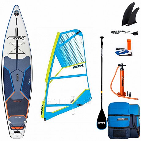 Paddleboard STX WS Tourer 11'6 WindSUP s pádlem komplet s plachtou - nafukovací paddleboard a windsurfing