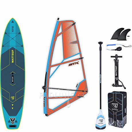 Paddleboard WATTSUP  MAKO 10'5'' WINDSUP - nafukovací paddleboard s pádlem