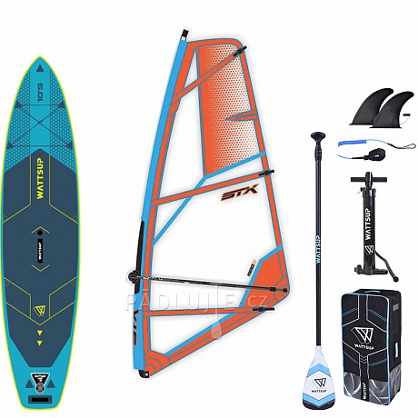 Paddleboard WATTSUP  MAKO 10'5'' WINDSUP - nafukovací paddleboard s pádlem