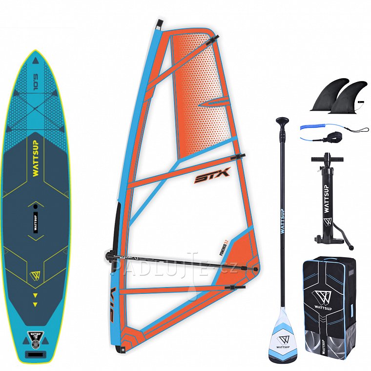 Paddleboard WATTSUP  MAKO 10'5'' WINDSUP - nafukovací paddleboard s pádlem