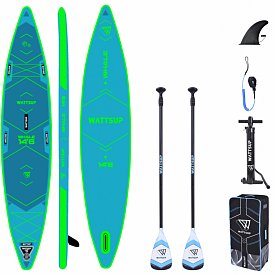 Paddleboard tandemový WATTSUP  Whale 14'6'' - nafukovací paddleboard s pádlem