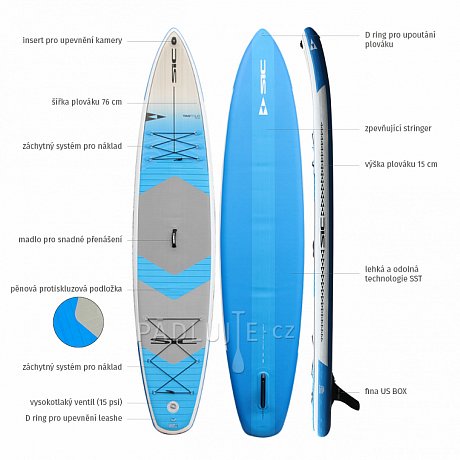 Paddleboard SIC MAUI TAO TOUR AIR 12'6 x 30'' - nafukovací paddleboard