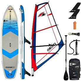 Paddleboard SIC MAUI TAO AIR WIND 10'6 x 32'' - komplet s plachtou - nafukovací oplachtitelný paddleboard