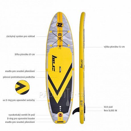 Paddleboard ZRAY E11 11' s pádlem - nafukovací paddleboard