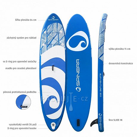 Paddleboard SPINERA SUP SUPVENTURE 12'0 DLT - nafukovací