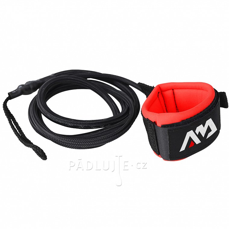 Leash AQUAMARINA 8' nekroucený - pojistný řemínek pro paddleboardy