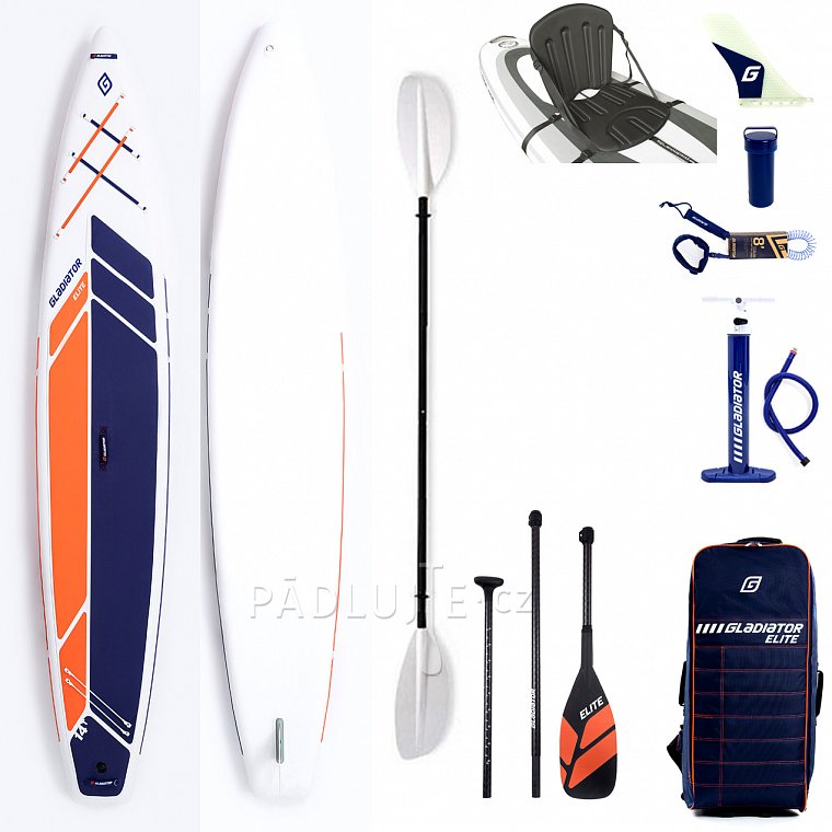 Paddleboard GLADIATOR ELITE 14' Touring s karbon pádlem model 2022  - nafukovací