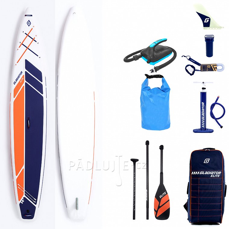 Paddleboard GLADIATOR ELITE 14' Touring s karbon pádlem model 2022  - nafukovací