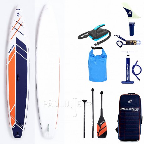 Paddleboard GLADIATOR ELITE 14' Touring s karbon pádlem - nafukovací