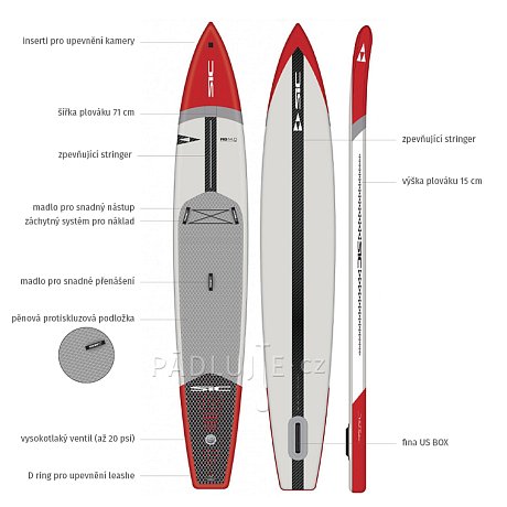 Paddleboard SIC MAUI RS AIR 14'0 x 28'' CFL - nafukovací paddleboard