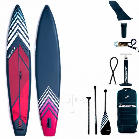 Paddleboard GLADIATOR PRO 12'6 SPORT s pádlem - nafukovací