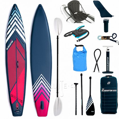 Paddleboard GLADIATOR PRO 12'6 SPORT s pádlem - nafukovací