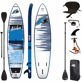 Paddleboard F2 ALOHA 12'2 BLUE s pádlem - nafukovací paddleboard