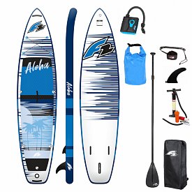 Paddleboard F2 ALOHA 12'2 BLUE s pádlem - nafukovací paddleboard