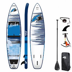 Paddleboard F2 ALOHA 12'2 BLUE s pádlem - nafukovací paddleboard