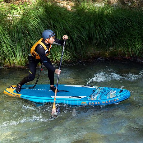 Leash AQUA MARINA River 9'/7mm - pojistný řemínek pro paddleboardy