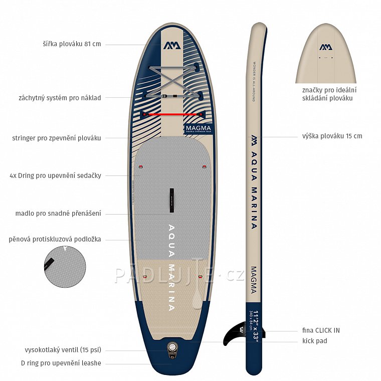 Paddleboard AQUA MARINA MAGMA 11'2 sada 2023