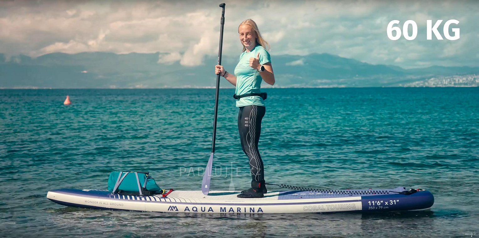 Recenze paddleboardů AQUA MARINA CORAL, CORAL TOURING 2023