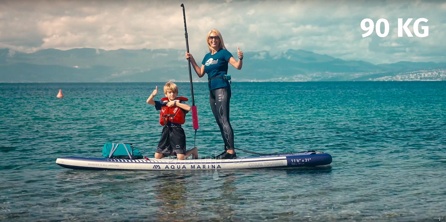 Recenze paddleboardů AQUA MARINA CORAL, CORAL TOURING 2023