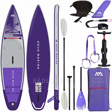 Paddleboard AQUA MARINA CORAL TOURING 11'6" fialová model 2023