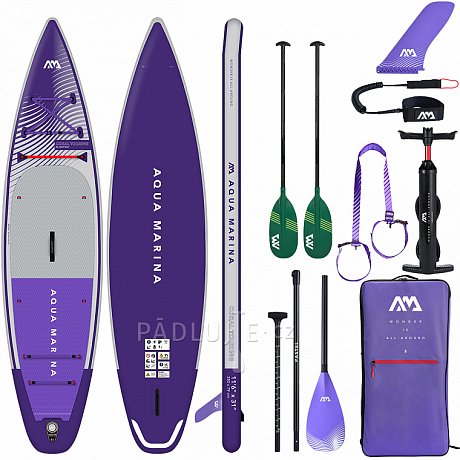 Paddleboard AQUA MARINA CORAL TOURING 11'6" fialová model 2023