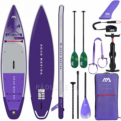 Paddleboard AQUA MARINA CORAL TOURING 11'6" fialová