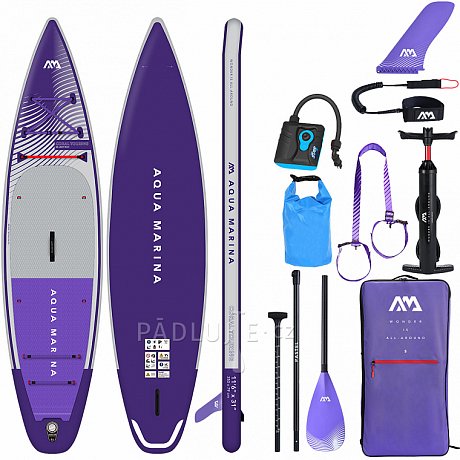 Paddleboard AQUA MARINA CORAL TOURING 11'6" fialová