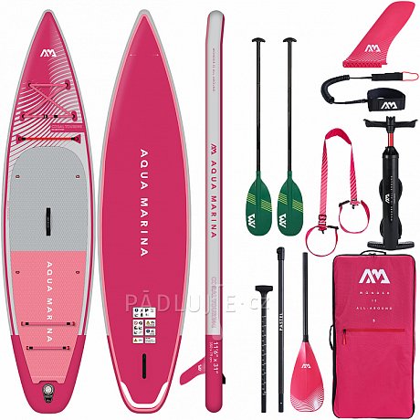 Paddleboard AQUA MARINA CORAL TOURING 11'6" malinová