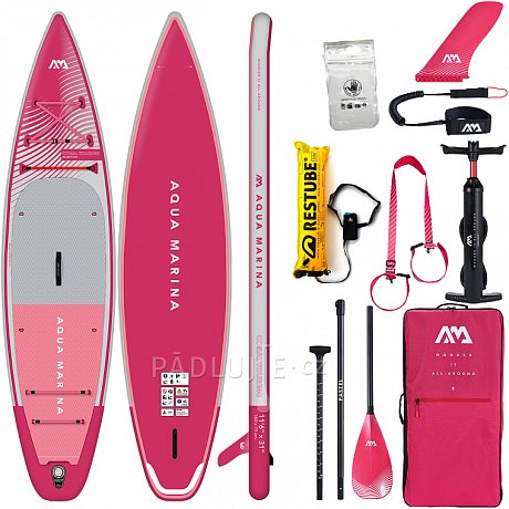 Paddleboard AQUA MARINA CORAL TOURING 11'6" malinová