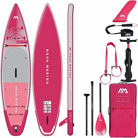 Paddleboard AQUA MARINA CORAL TOURING 11'6" malinová